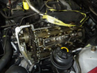 BMW 7シリーズ E38 735i エンジンオイル漏れ修理