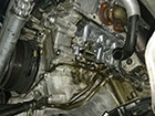 bmw 7シリーズ e65 740i １年点検 オイル漏れ 修理